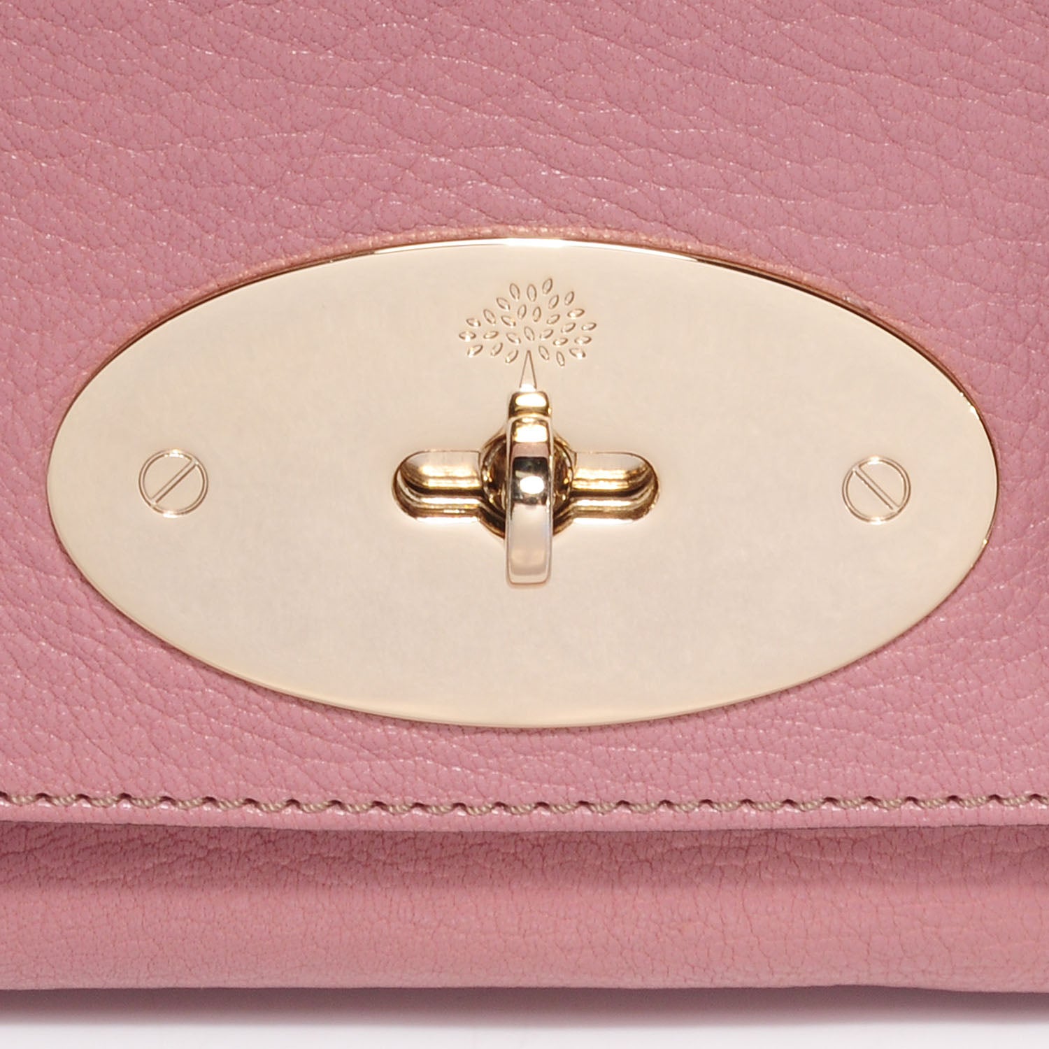 Mulberry Glossy Goat Small Lily Flap Dark Blush 7 of 12