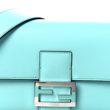Fendi X TIFFANY Nappa Silver Baguette Blue Tiffany Silver 9 of 14