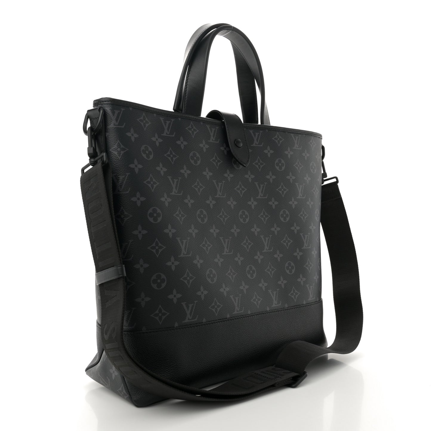 Monogram Eclipse Saumur Tote Black