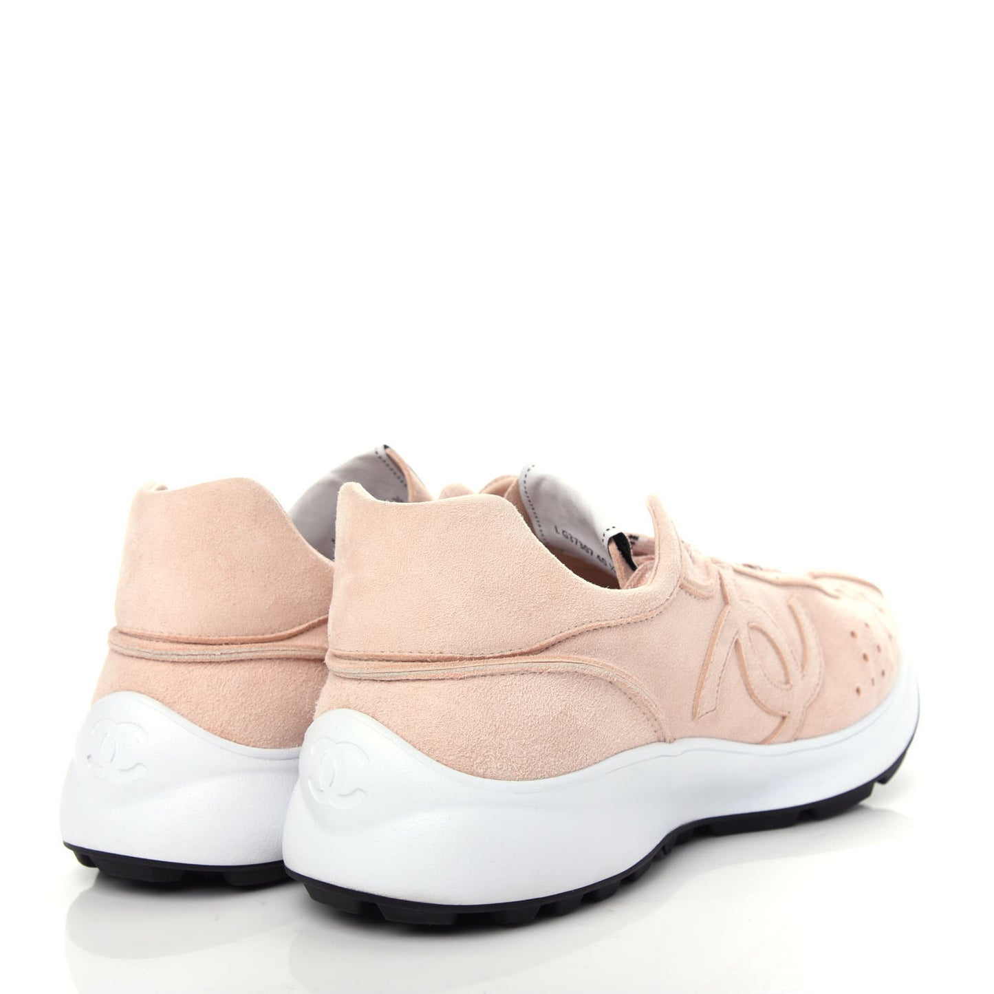Suede Goatskin CC Sneakers 40.5 Light Pink