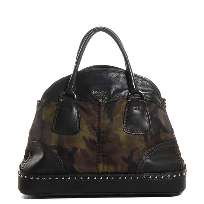 Prada Tessuto Camouflage Bowler Mimetico 1 of 9