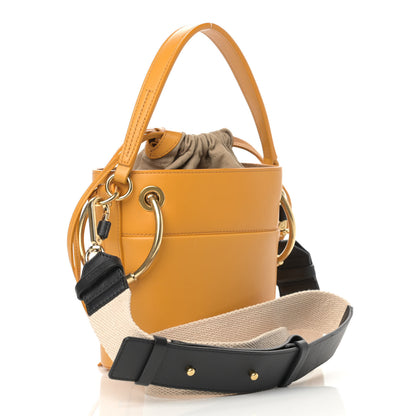 Chloe Smooth Calfskin Mini Roy Bucket Bag Burning Camel 3 of 11