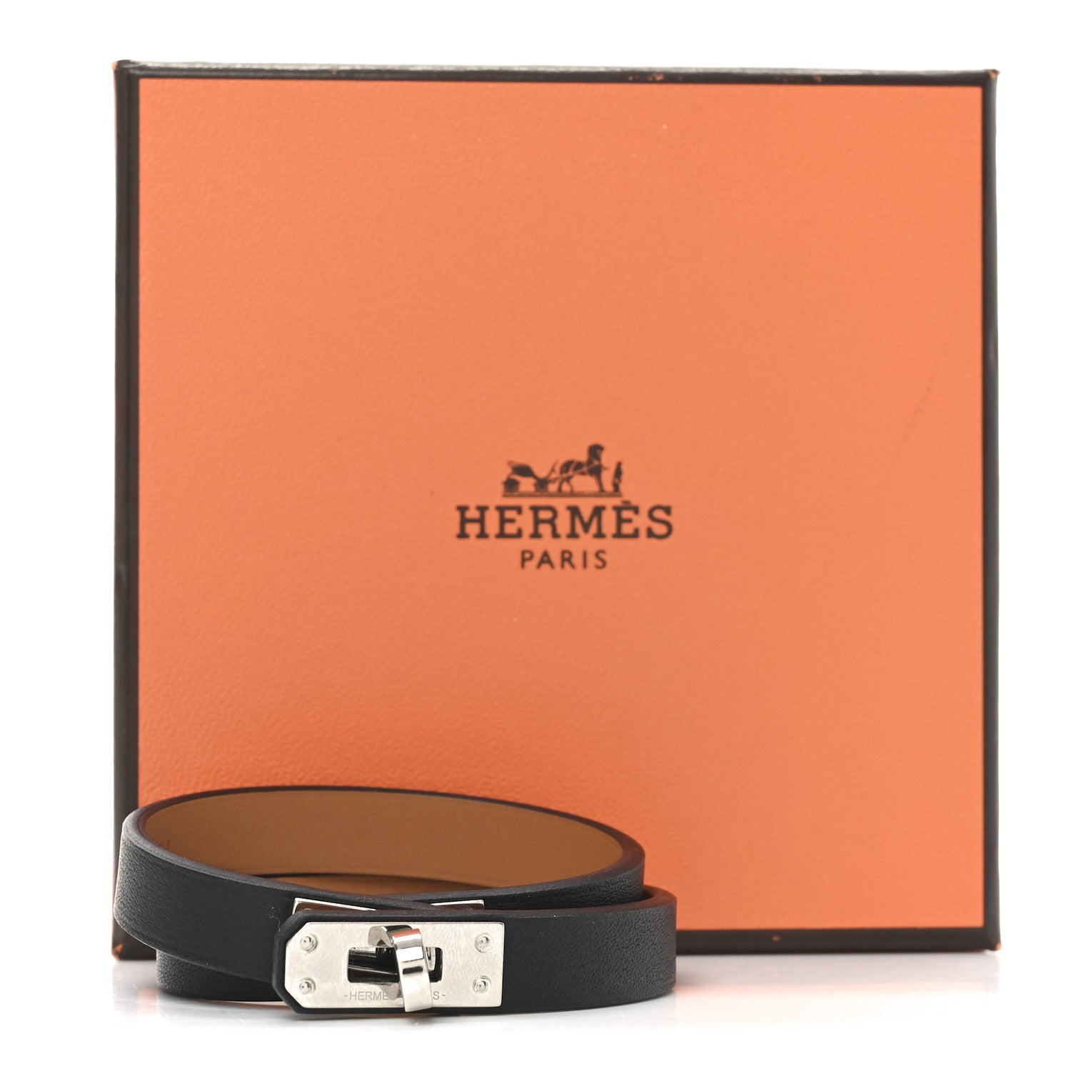 Hermes Swift Mini Kelly Double Tour Bracelet T1 Black 7 of 7