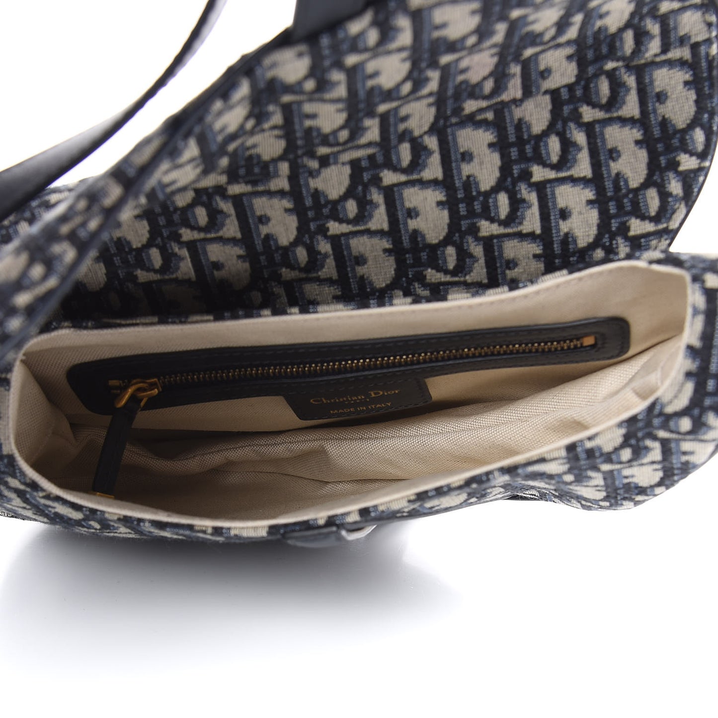Monogram Saddle Bag Blue