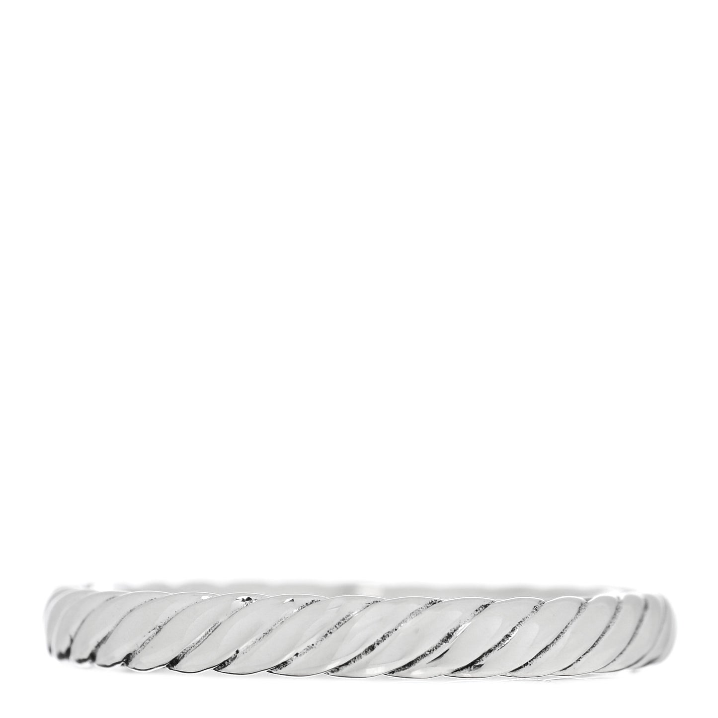 Sterling Silver Cable Classics Band Ring 54 7