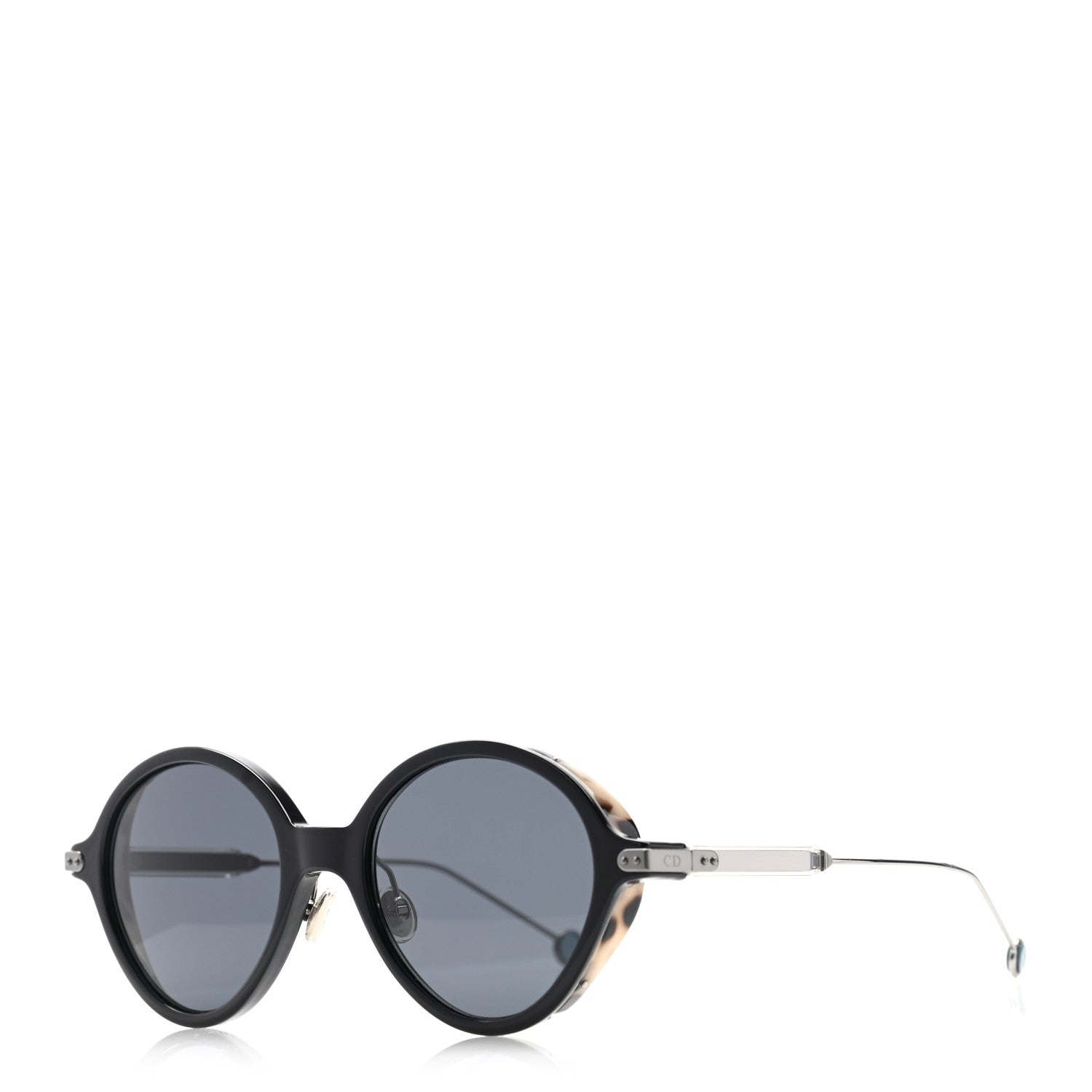 Christian Dior Acetate Umbrage Round Sunglasses Tortoise Black 1 of 10