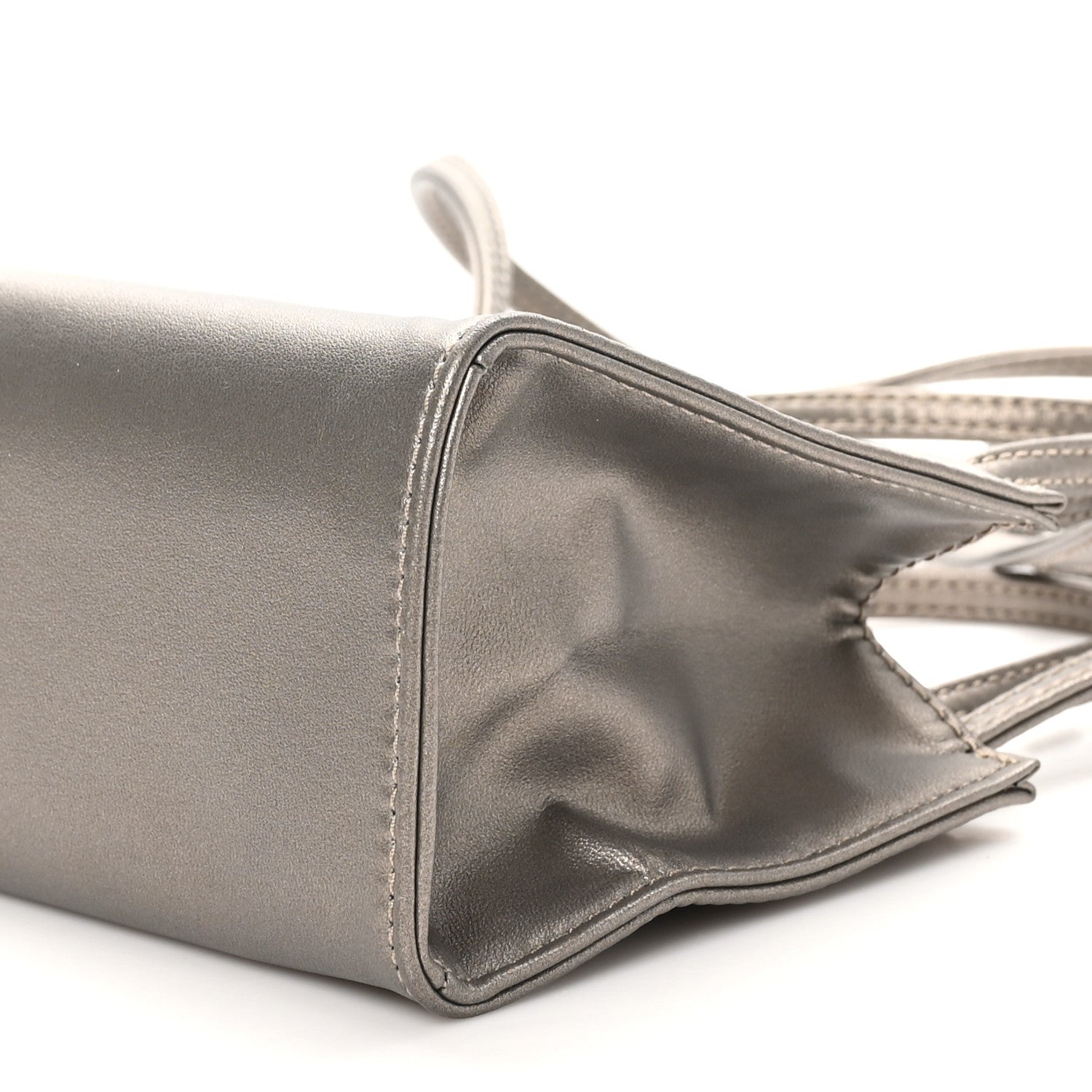 Telfar Vegan Leather Small Shopping Bag Bronze 9 of 9