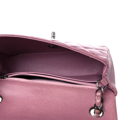 Chanel Caviar Quilted Mini Rectangular Flap Purple 5 of 10