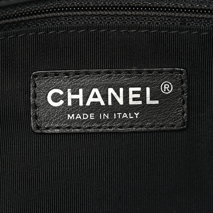 Chanel Iridescent Calfskin Quilted East West Flap Black 6 of 10