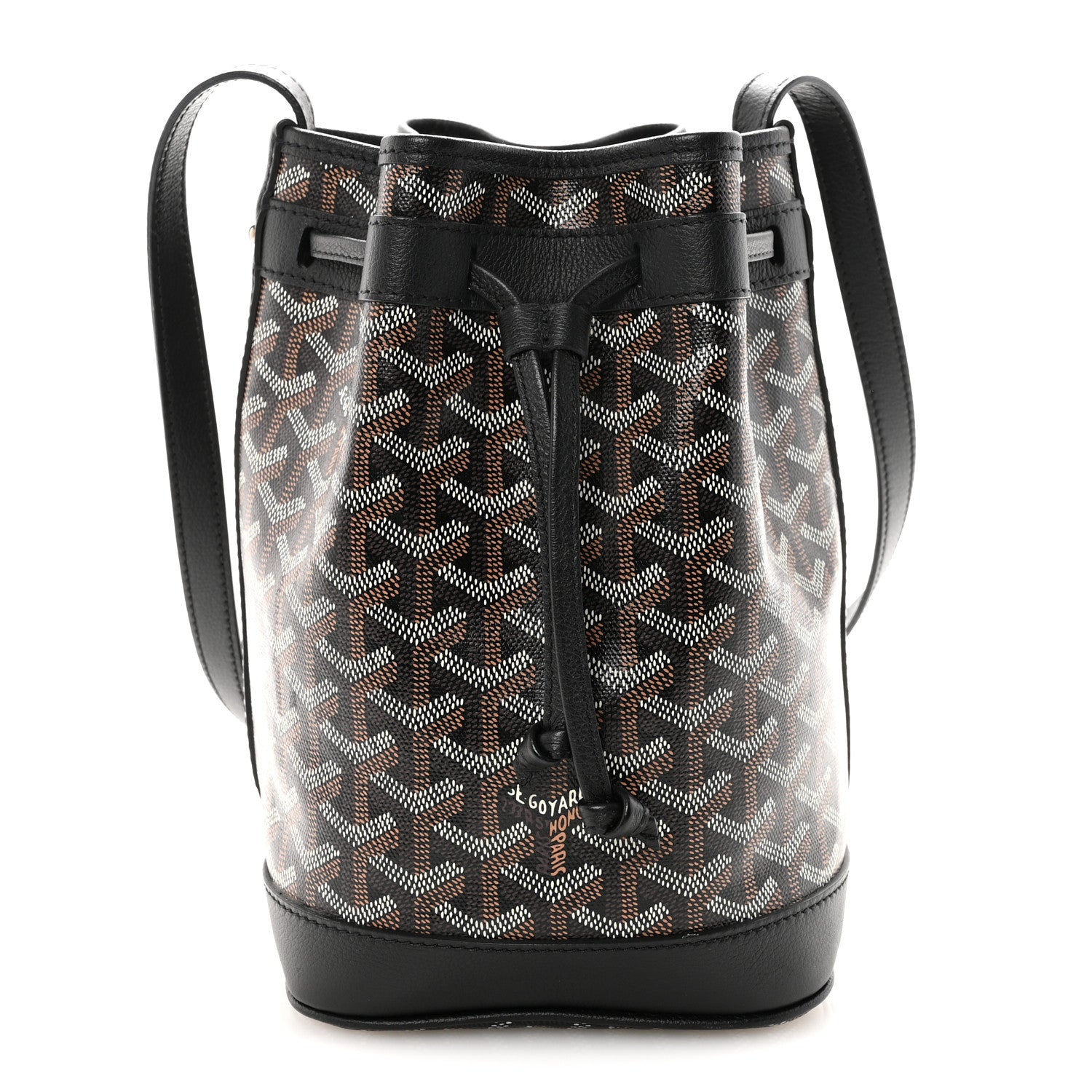 Goyard Goyardine Petit Flot Bucket Bag PM Black 1 of 8