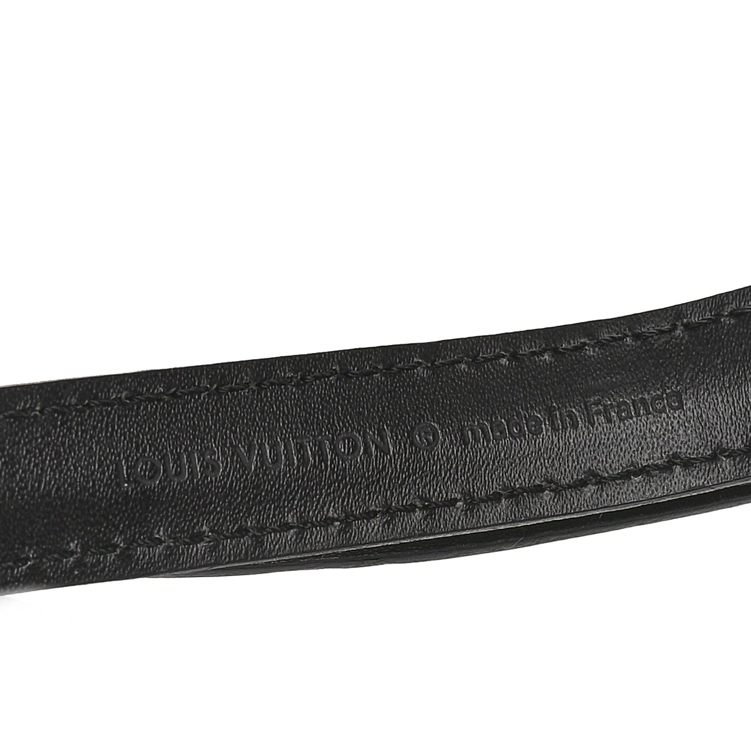 Louis Vuitton Calfskin 12mm Adjustable Shoulder Strap Black 5 of 5