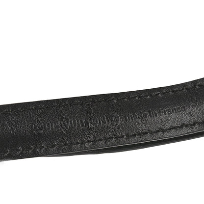 Louis Vuitton Calfskin 12mm Adjustable Shoulder Strap Black 5 of 5