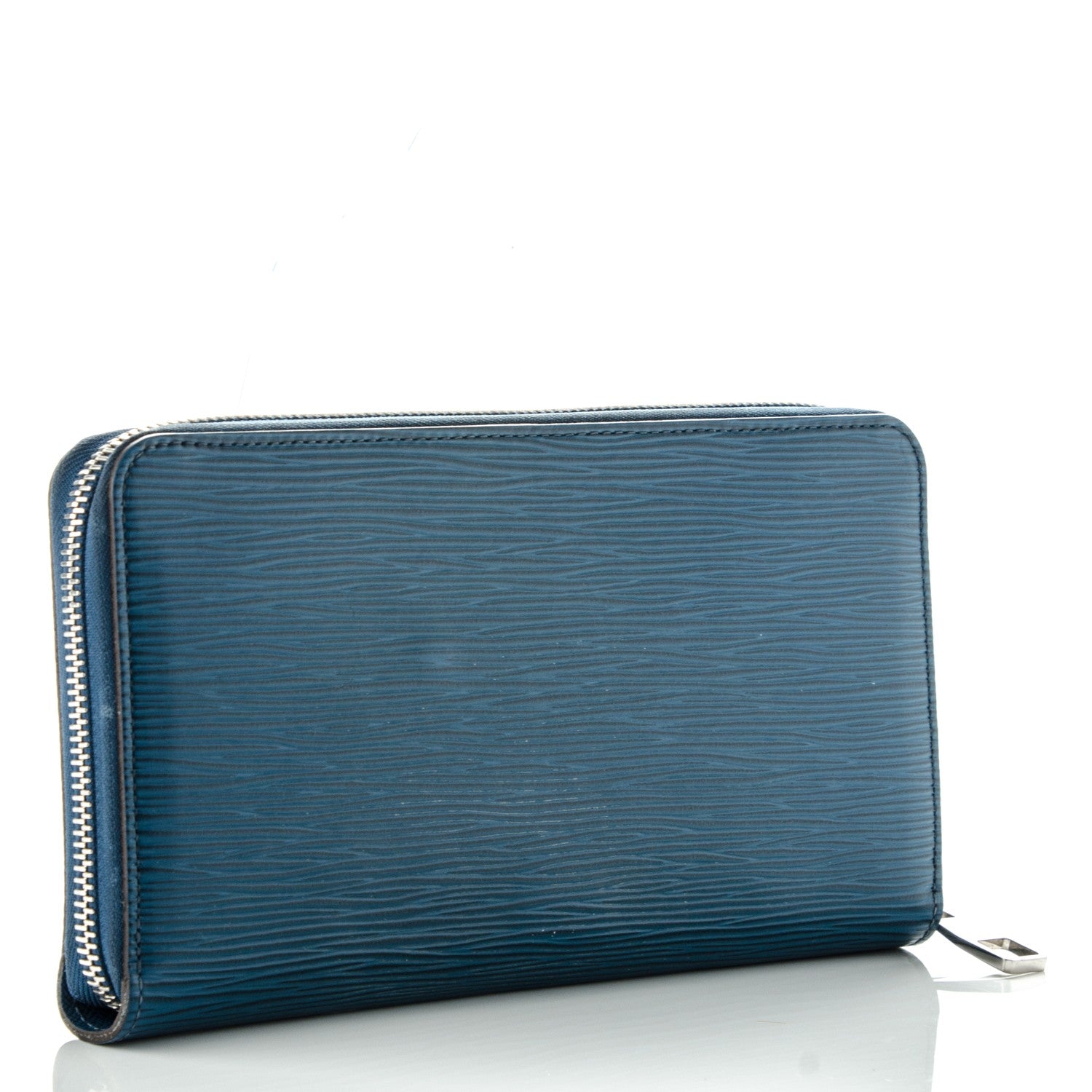 Louis Vuitton Epi Zippy Organizer Wallet Cyan 3 of 8