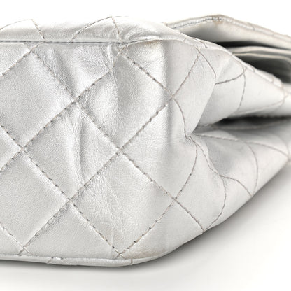 Chanel Metallic Aged Calfskin Quilted 2.55 Reissue 227 Flap Silver 10 of 13