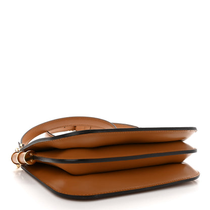 Fendi Vitello King Luxor Fendi Touch Shoulder Bag Caramello 4 of 10