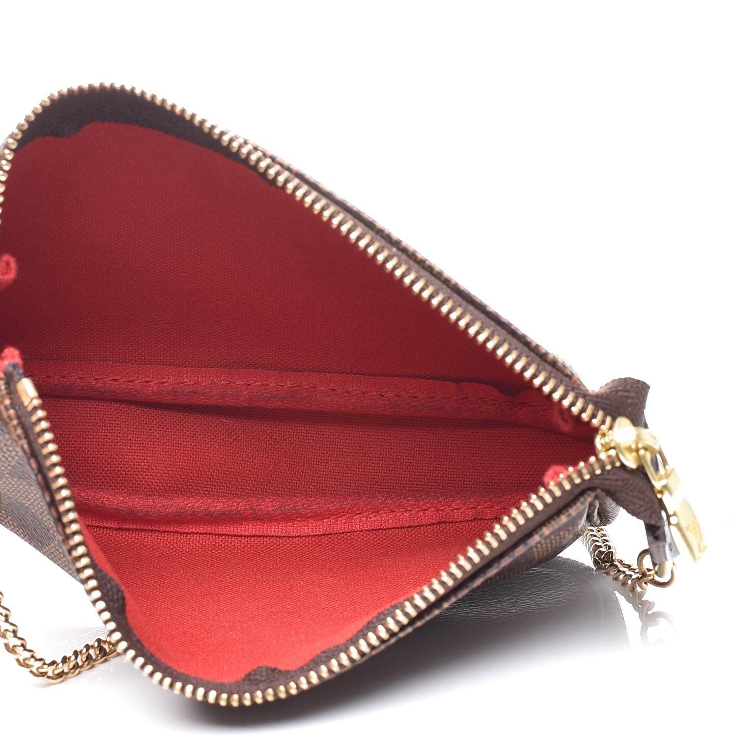 Louis Vuitton Damier Ebene Mini Pochette Accessories 5 of 10