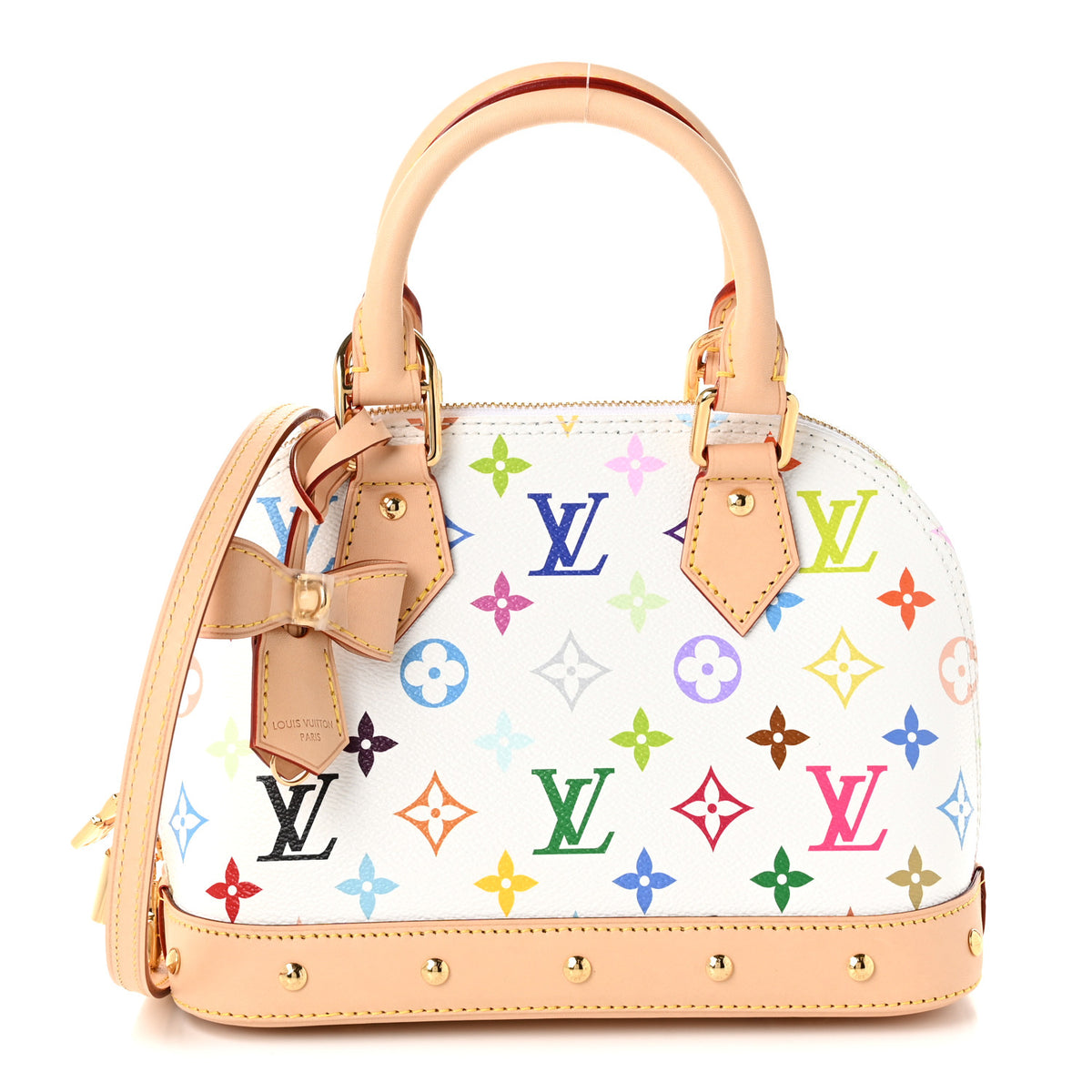 LV x TM Monogram Multicolor Alma BB White