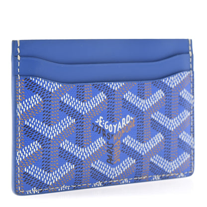 Goyard Goyardine Saint Sulpice Card Holder Sky Blue 3 of 7