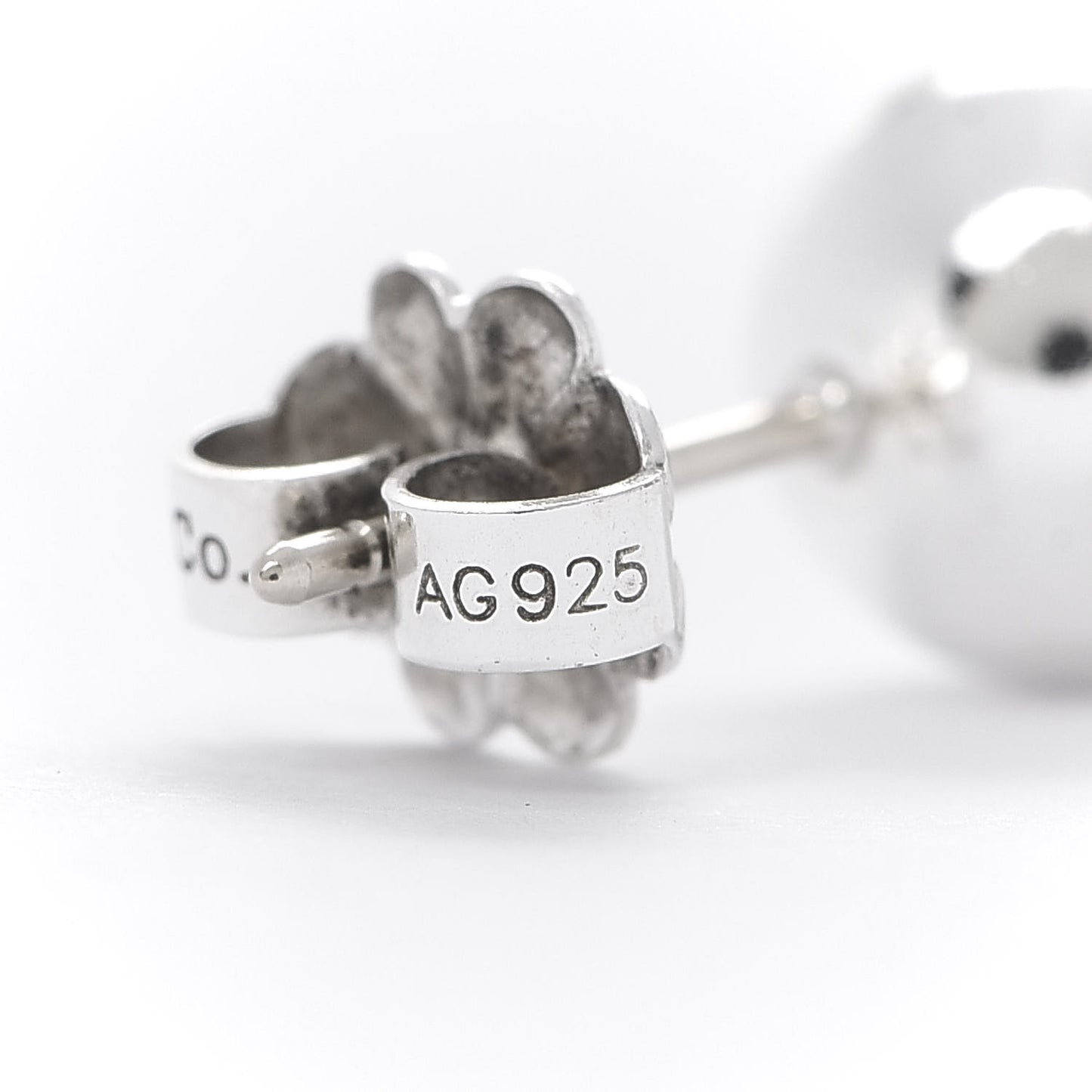 Sterling Silver 8mm HardWear Ball Earrings