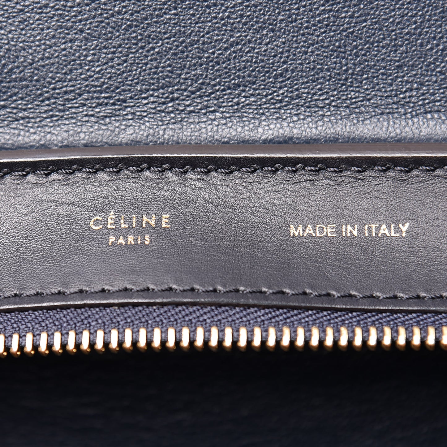 Smooth Calfskin Suede Medium Trapeze Navy