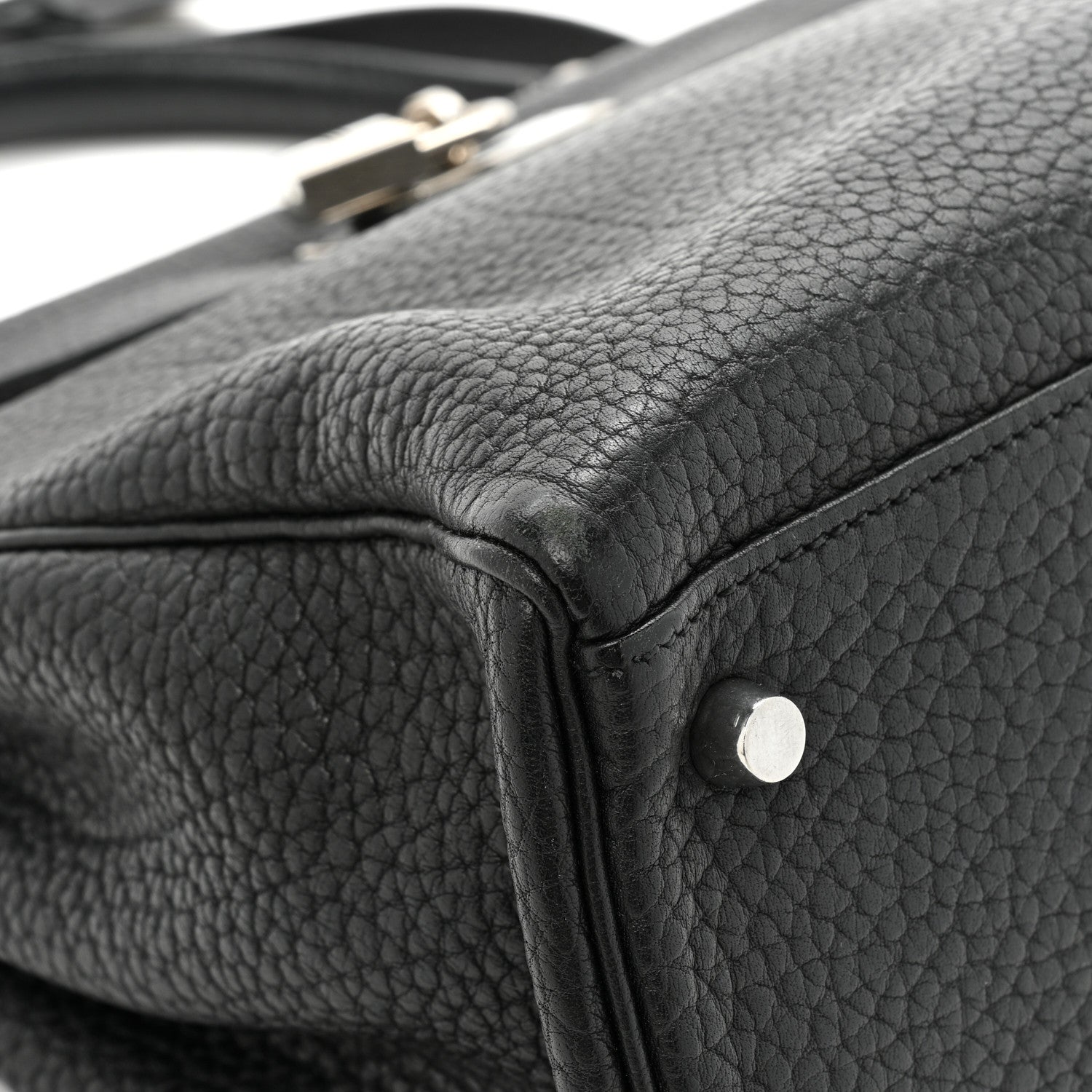 Hermes Fjord Kelly Retourne 35 Black 13 of 17