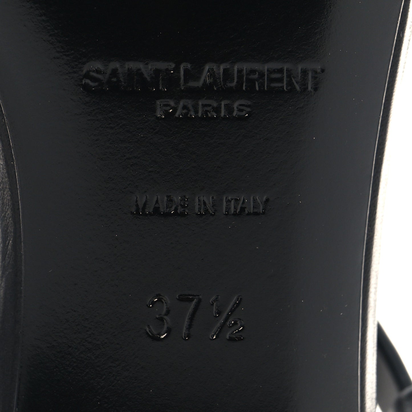 Calfskin Cassandra 60 Sandals 37.5 Black