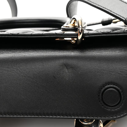 Christian Dior Lambskin Cannage Lady D-Joy Black 12 of 14