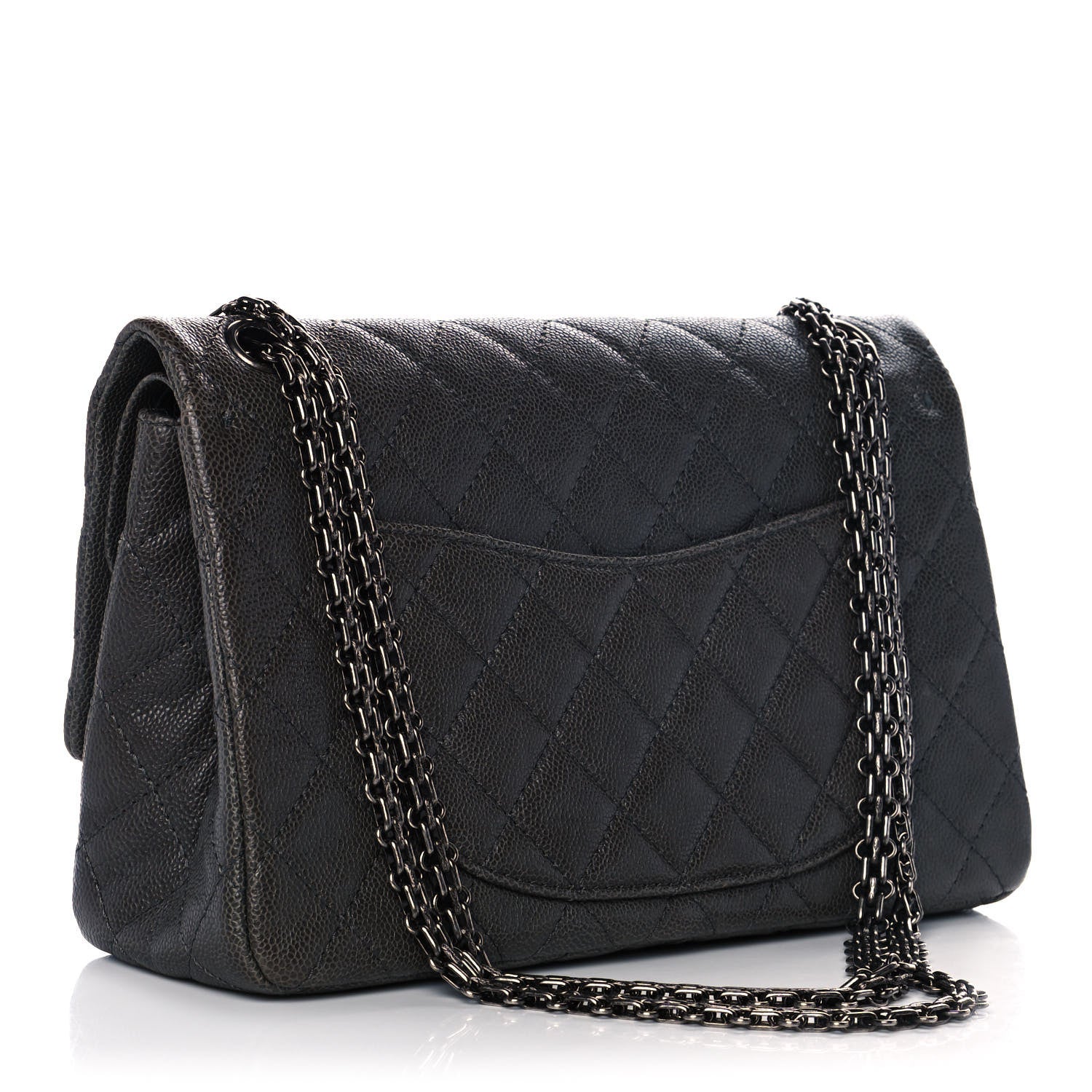 Chanel Caviar Quilted 2.55 Reissue 226 Flap Grey 2 of 11