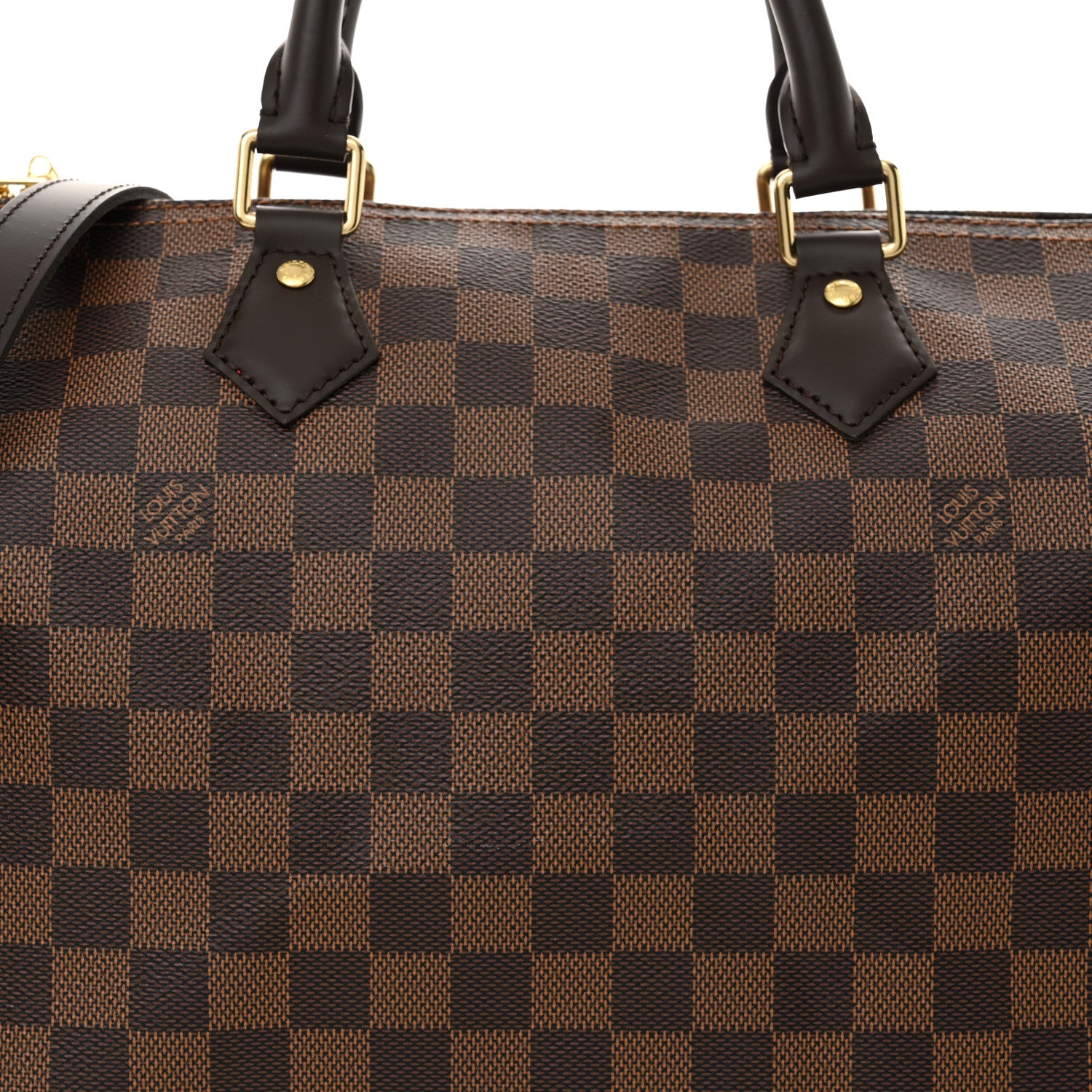 Louis Vuitton Damier Ebene Speedy Bandouliere 30 7 of 9