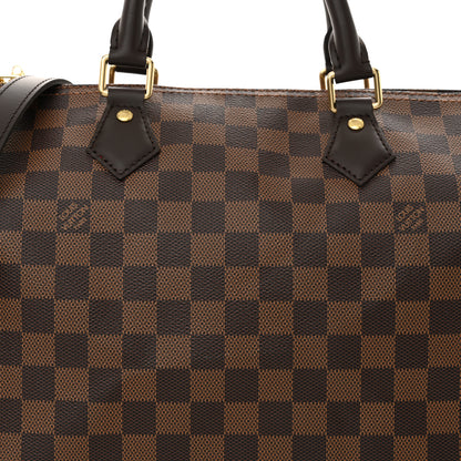 Louis Vuitton Damier Ebene Speedy Bandouliere 30 7 of 9