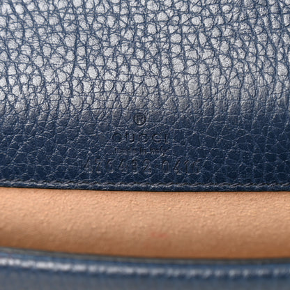 Gucci Dollar Calfskin Crystal Super Mini Dionysus Shoulder Bag Blue Agata Black Diamond 6 of 9