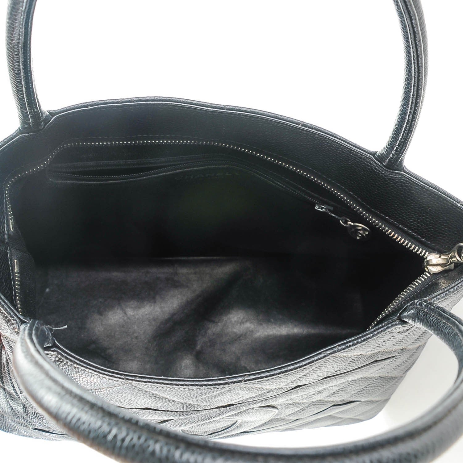 Chanel Caviar Quilted Medallion Tote Black 5 of 7