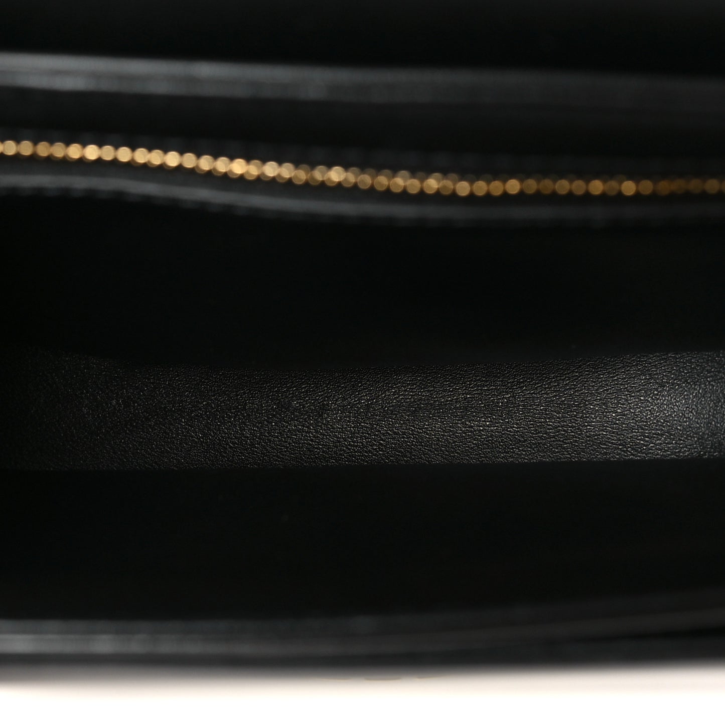 Shiny Calfskin Besace Clea Triomphe Black