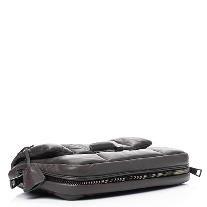 Prada Nappa Bomber Sound Chain Flap Shoulder Bag Ardesia 3 of 4