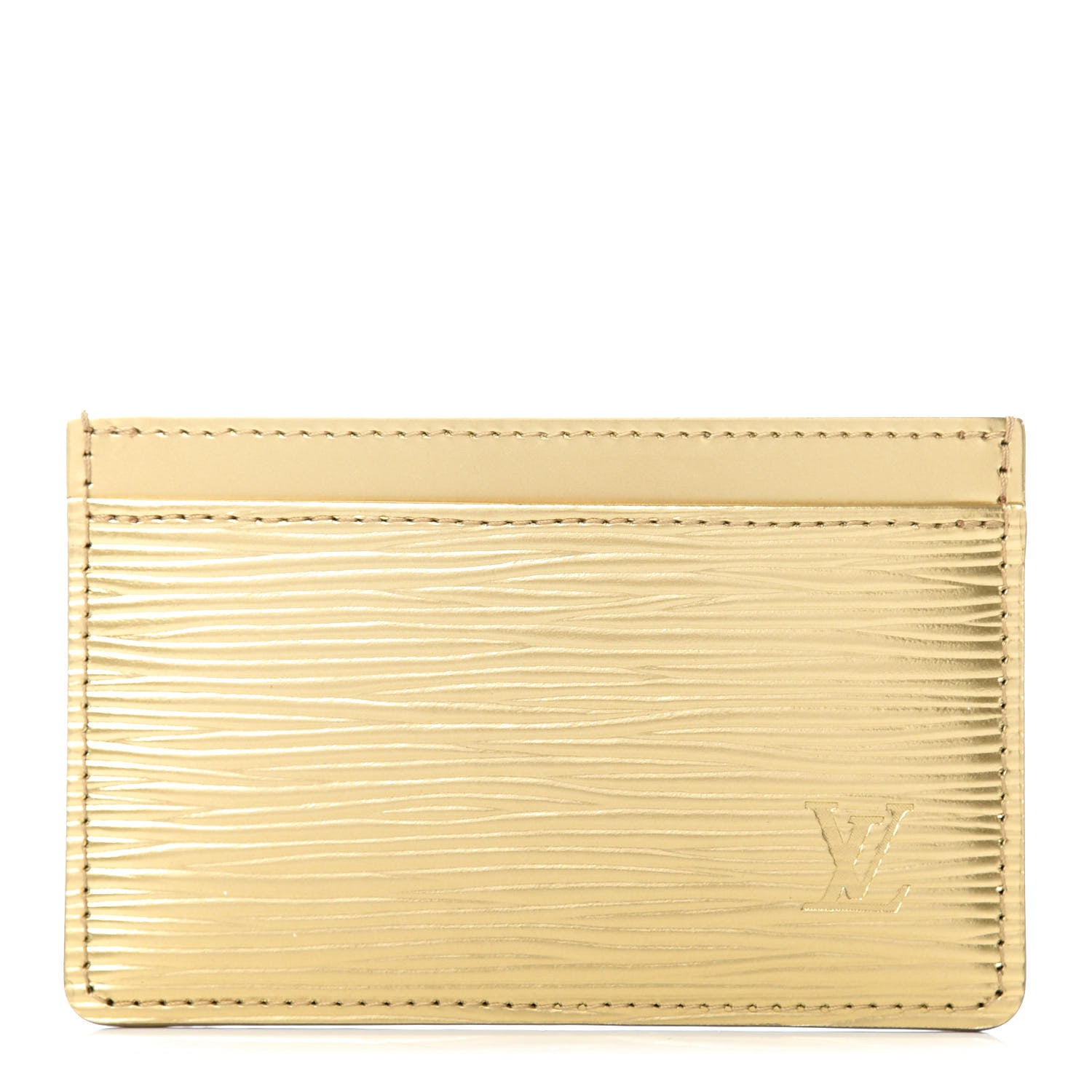 Louis Vuitton Epi Card Holder Gold 1 of 6
