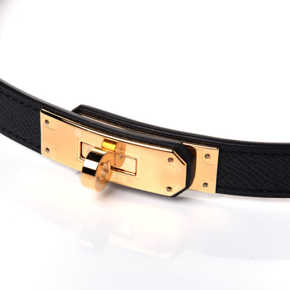 Hermes Epsom Kelly Belt Black 4 of 6