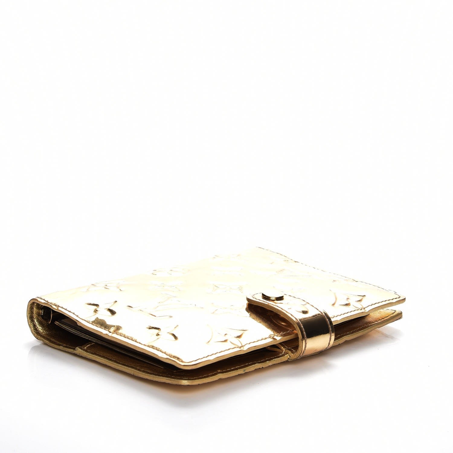 Louis Vuitton Monogram Miroir Small Ring Agenda Gold 4 of 7