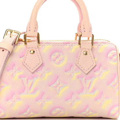 Louis Vuitton Empreinte Monogram Summer Stardust Nano Speedy Pink 7 of 10