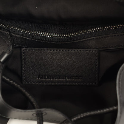 Alexander Wang Distressed Lambskin Flat Bucket Bag Erosion Rhodium Hardware 5 of 8