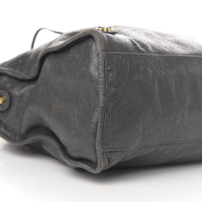 Balenciaga Agneau Classic Gold Hardware City Gris Fossile Anthracite 9 of 12