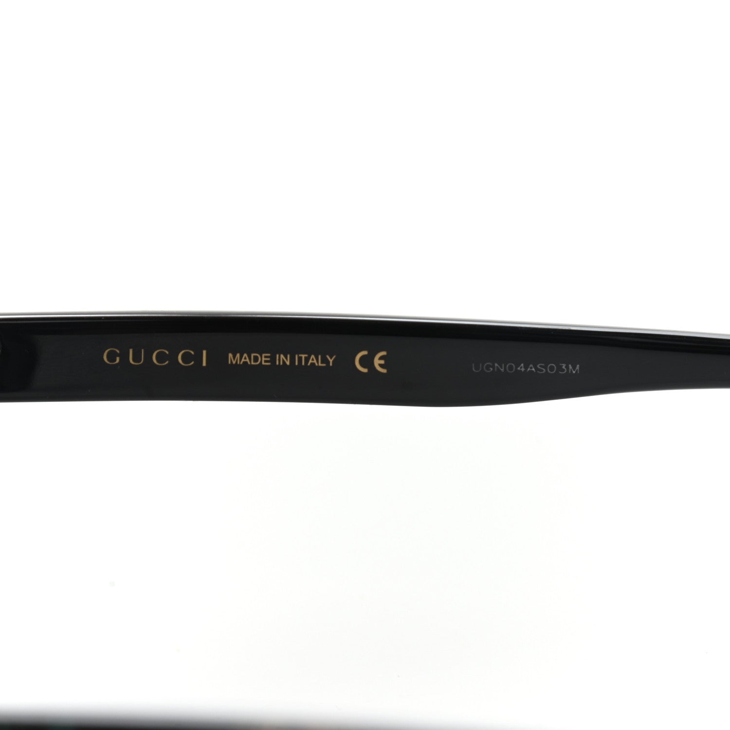 Gucci Glitter Acetate Cat Eye Sunglasses GG0325SA Black 6 of 8