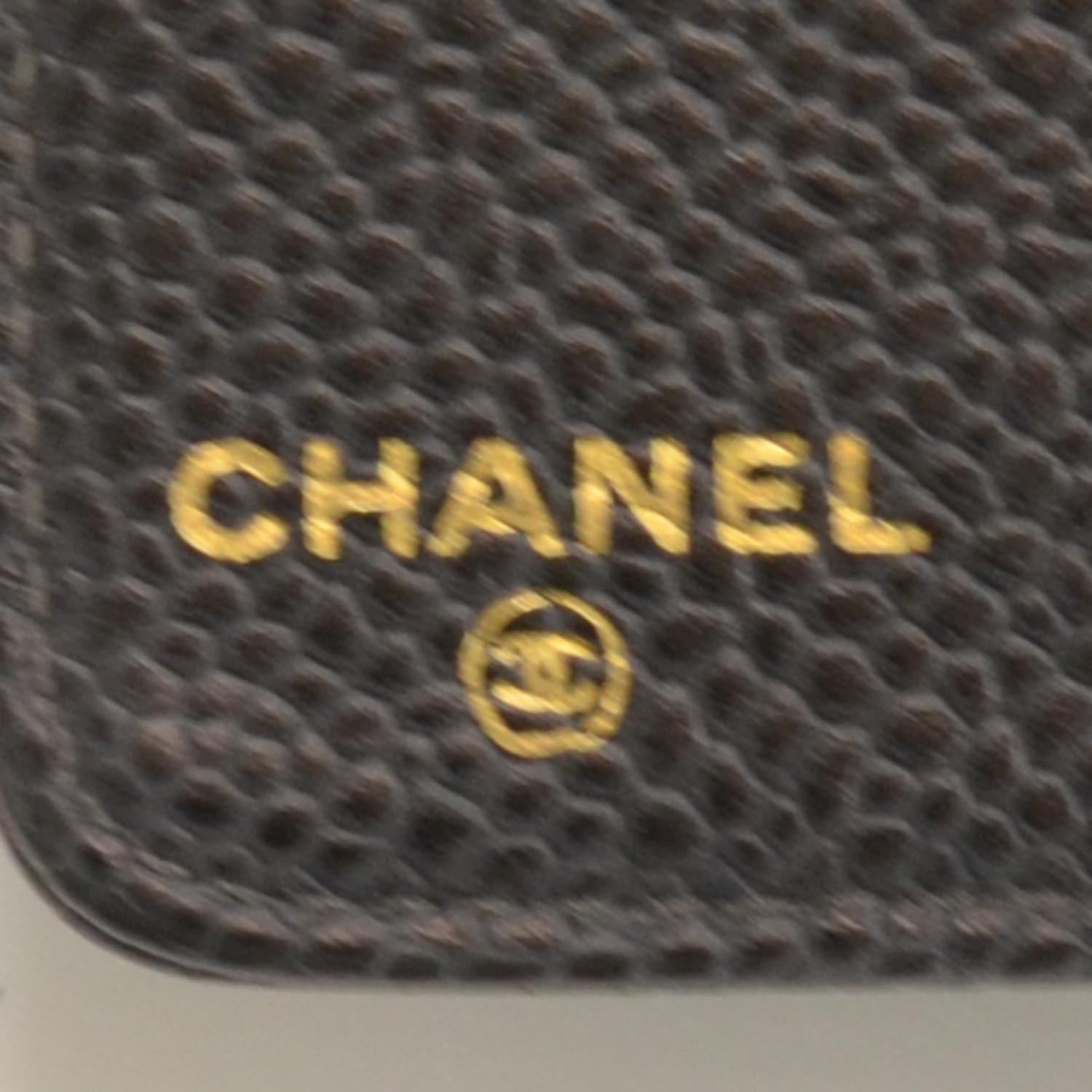 Chanel Caviar CC Ring Agenda Planner Black 6 of 8