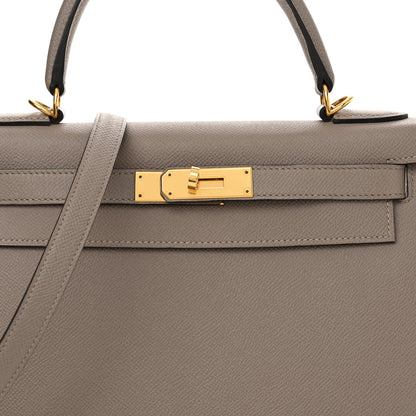 Hermes Epsom Kelly Sellier 28 Gris Asphalte 8 of 12