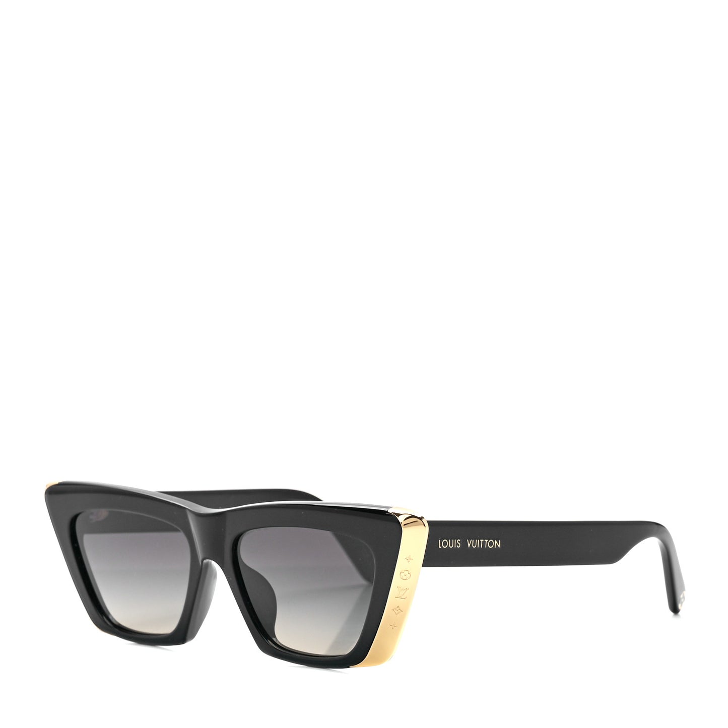 Acetate LV Moon Cat Eye Sunglasses Z1655W Black