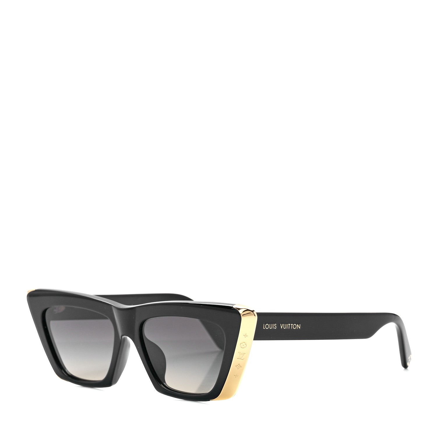 Louis Vuitton Acetate LV Moon Cat Eye Sunglasses Z1655W Black 1 of 9