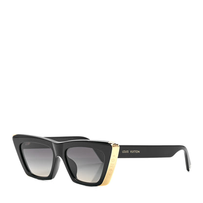 Louis Vuitton Acetate LV Moon Cat Eye Sunglasses Z1655W Black 1 of 9