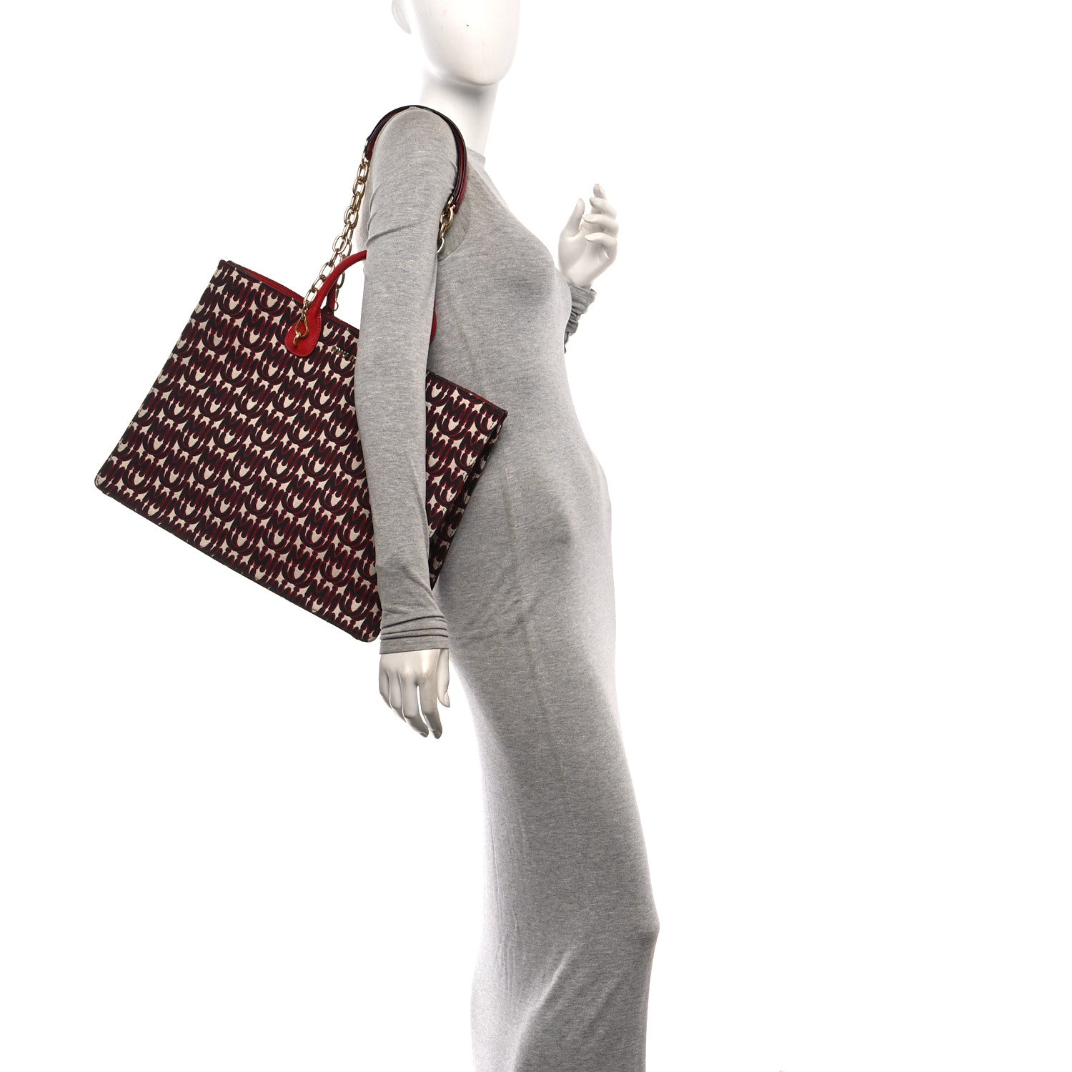Miu Miu Jacquard Madras Logo Fuoco 2 of 9