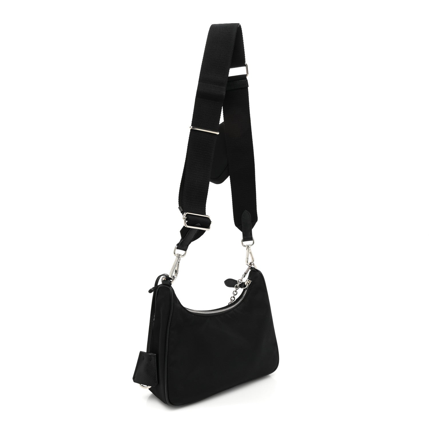 Prada Nylon Re-Edition 2005 Shoulder Bag Black 3 of 9