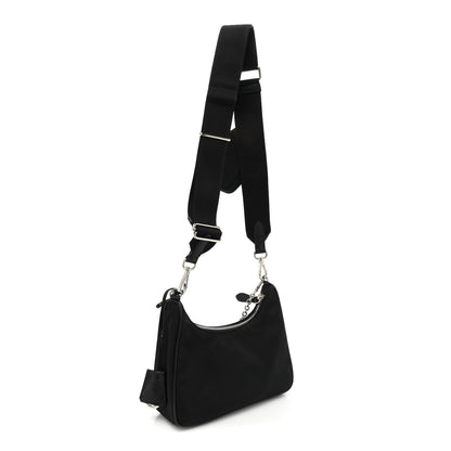 Prada Nylon Re-Edition 2005 Shoulder Bag Black 3 of 9
