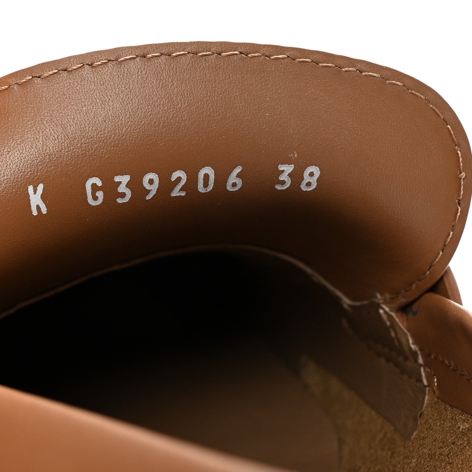 Chanel Calfskin CC Platform Loafers 38 Beige 9 of 9